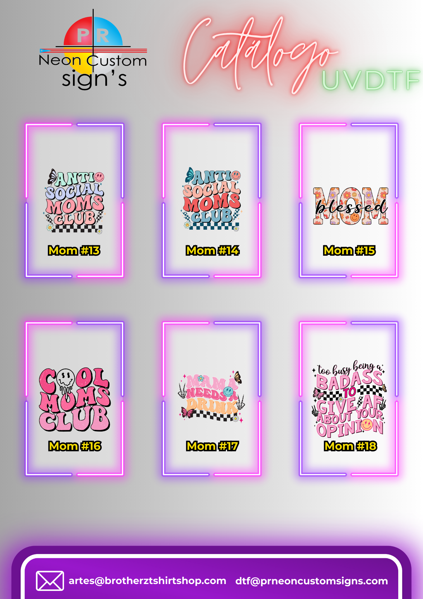 Mom Stickers 1.5"