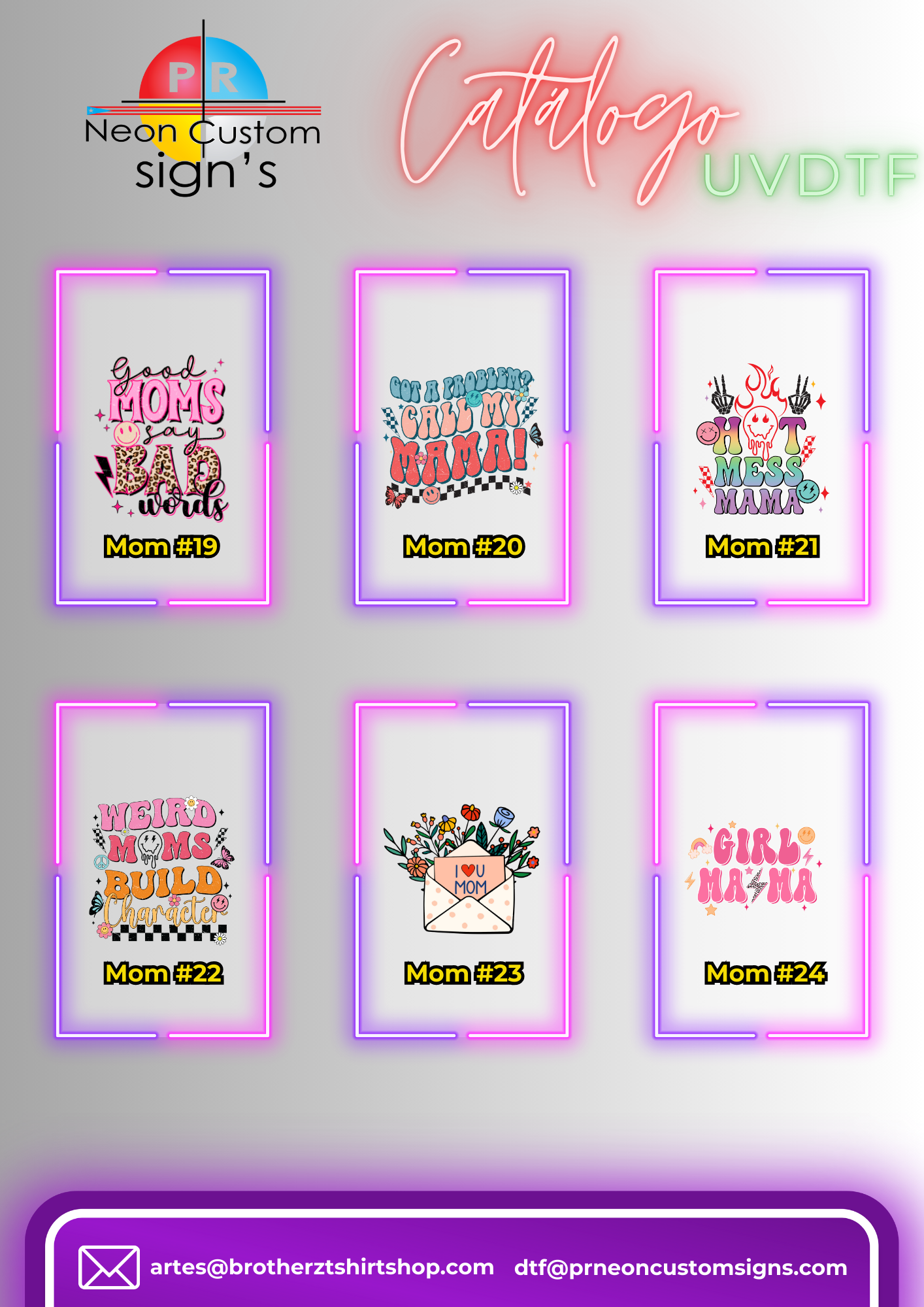 Mom Stickers 1.5"
