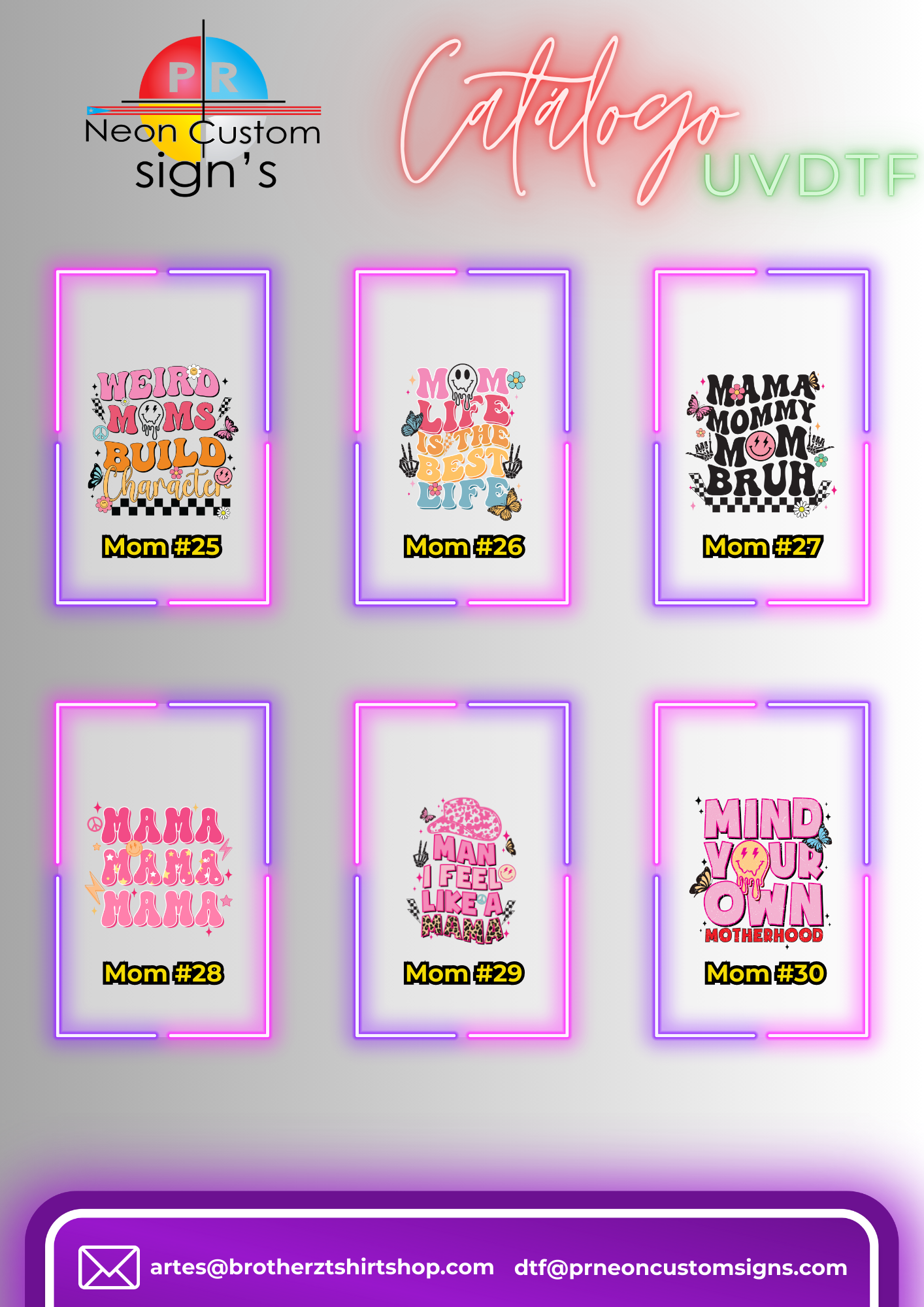 Mom Stickers 1.5"