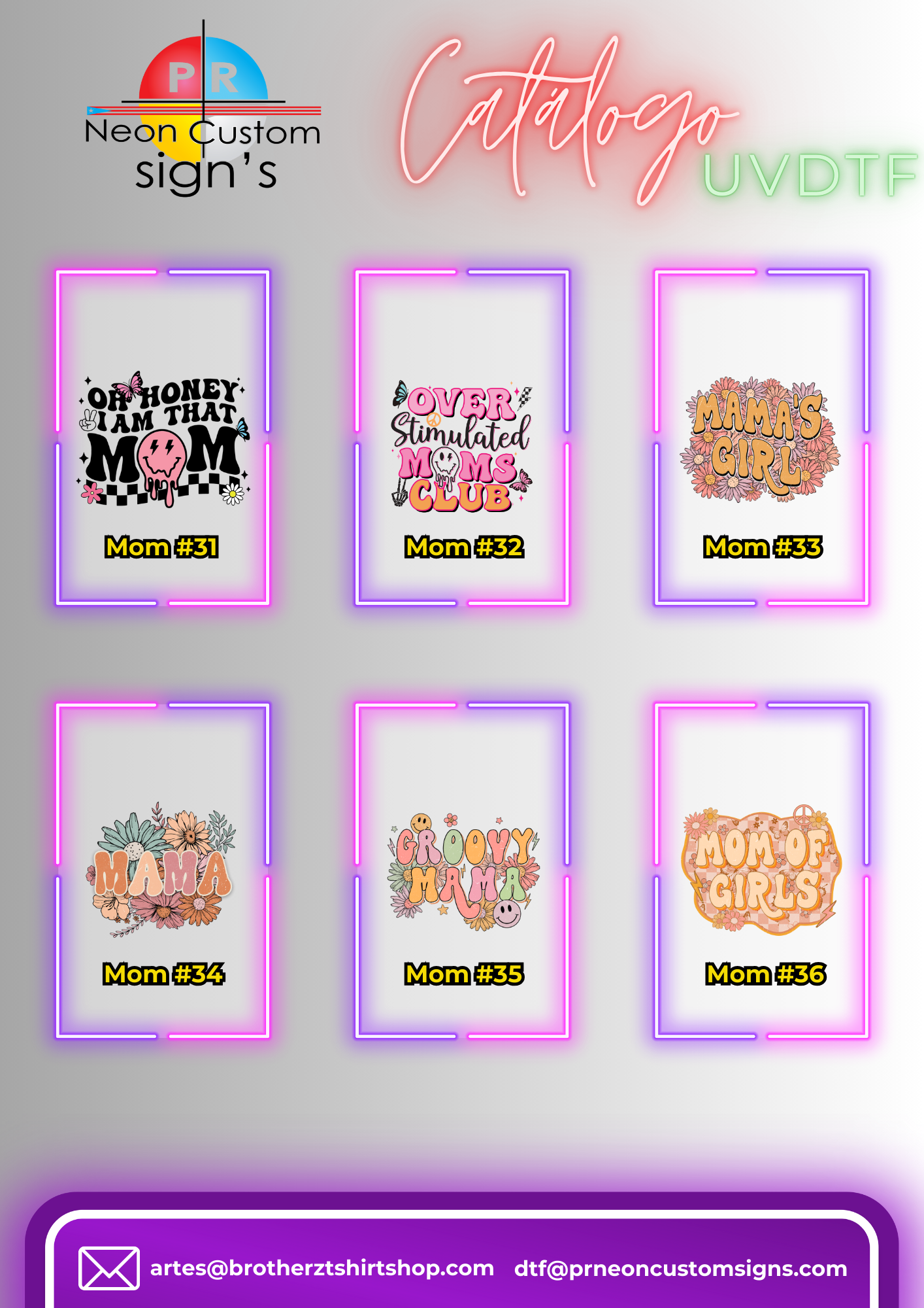 Mom Stickers 1.5"
