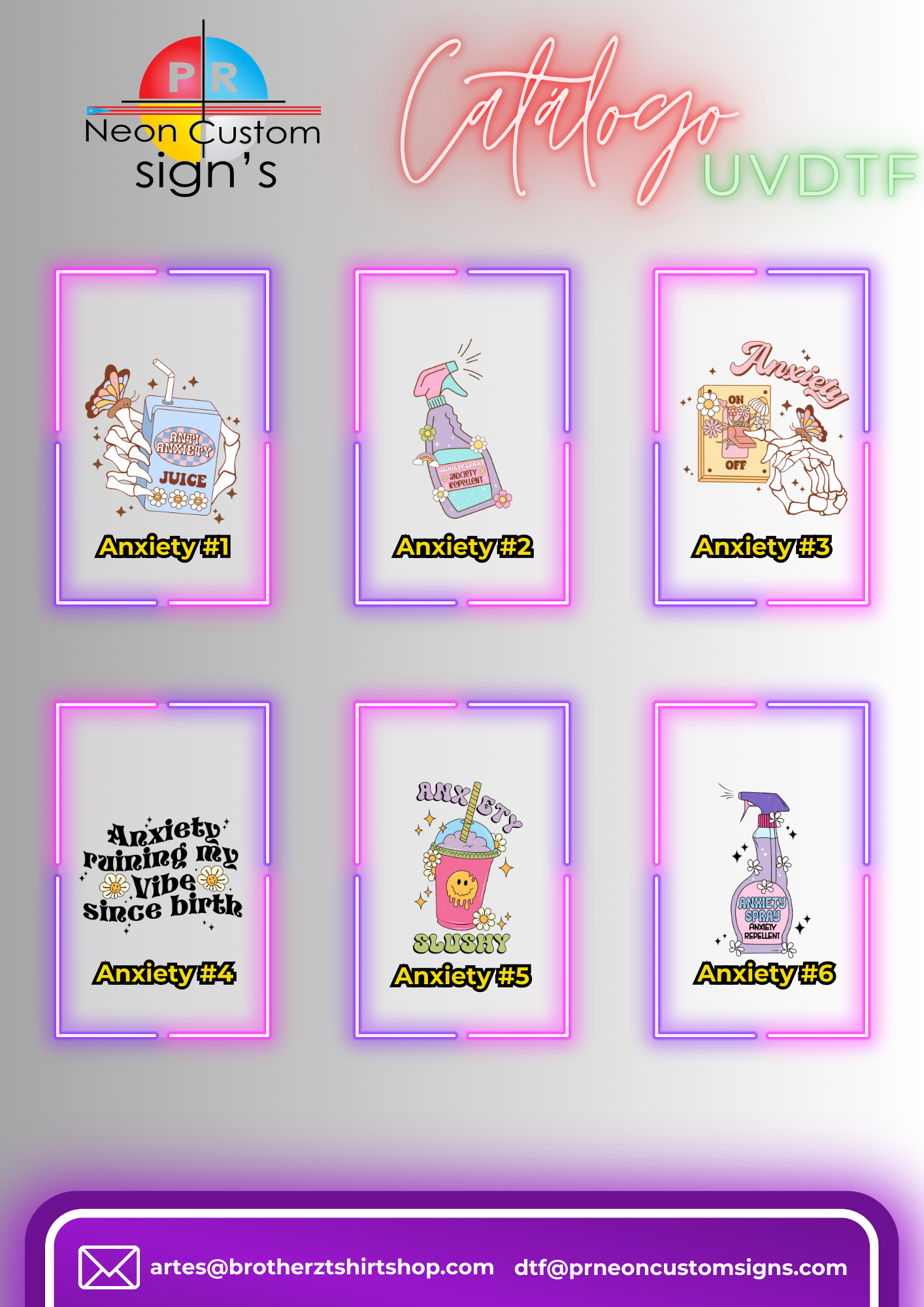 Anxiety Stickers 1.5"