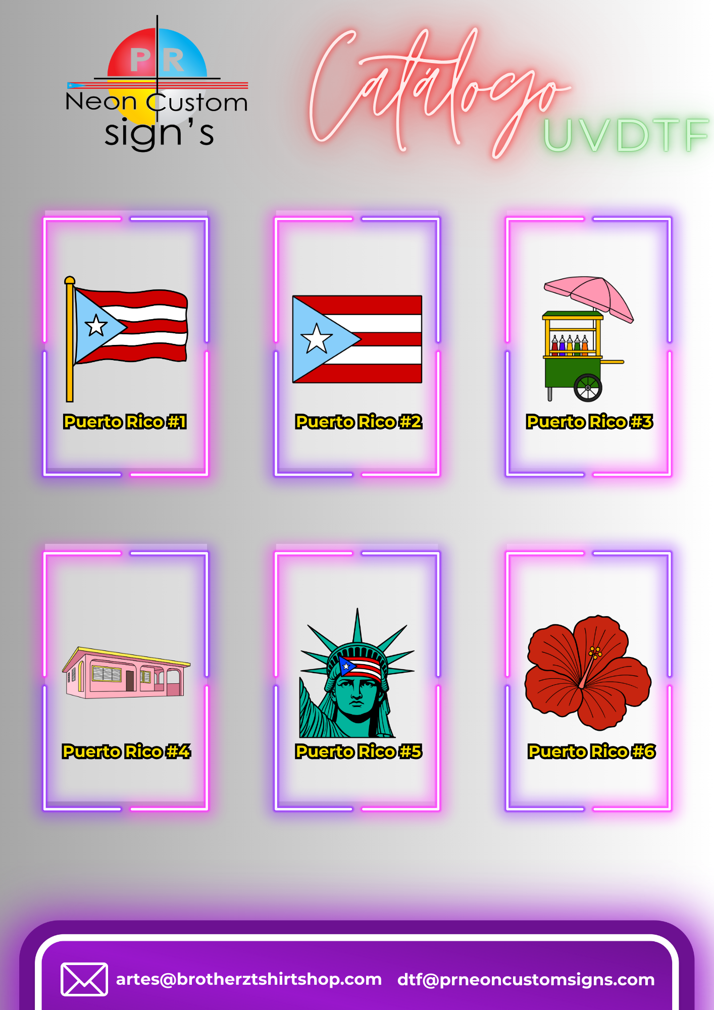 Puerto Rico Stickers 1.5"