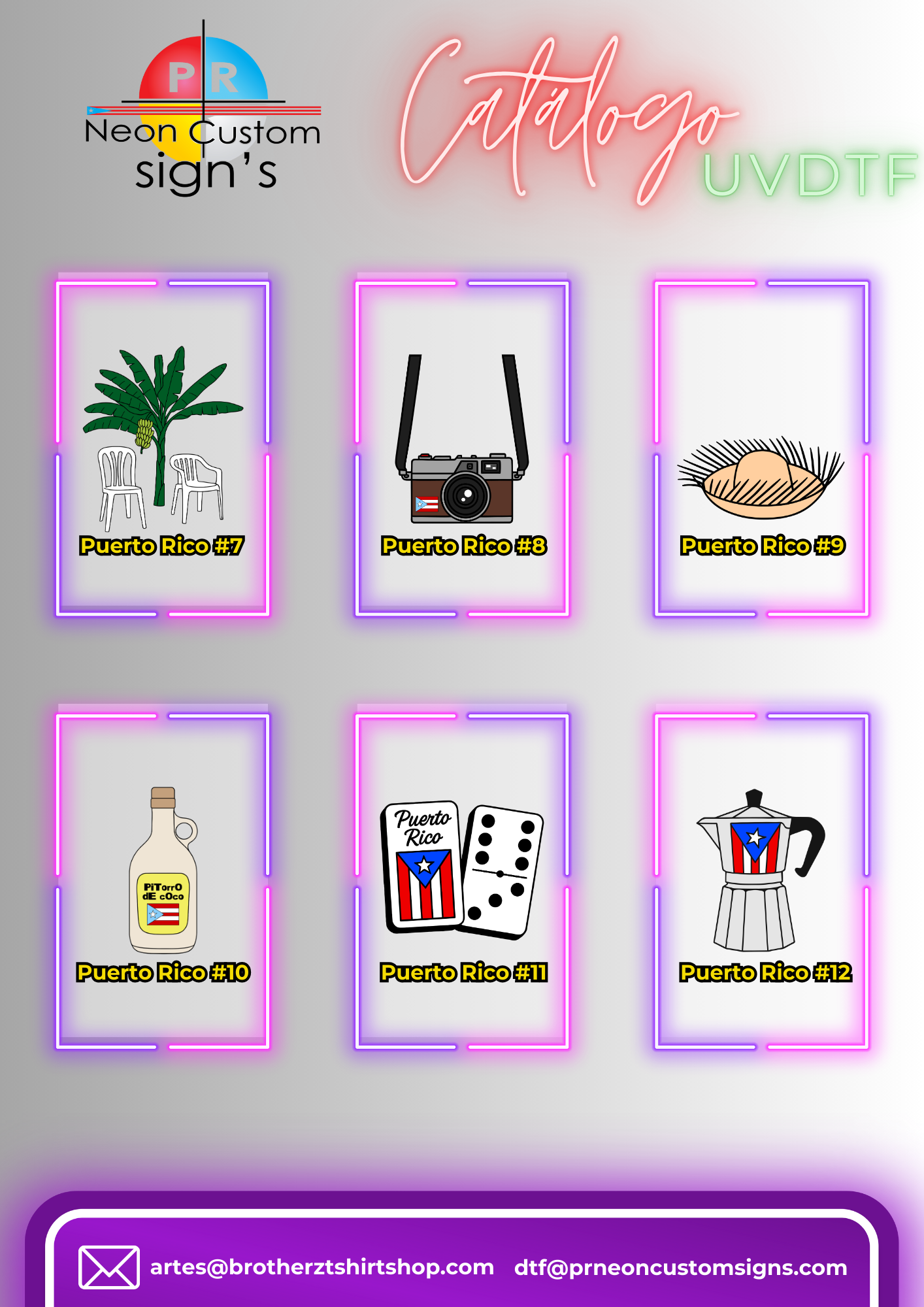 Puerto Rico Stickers 1.5"