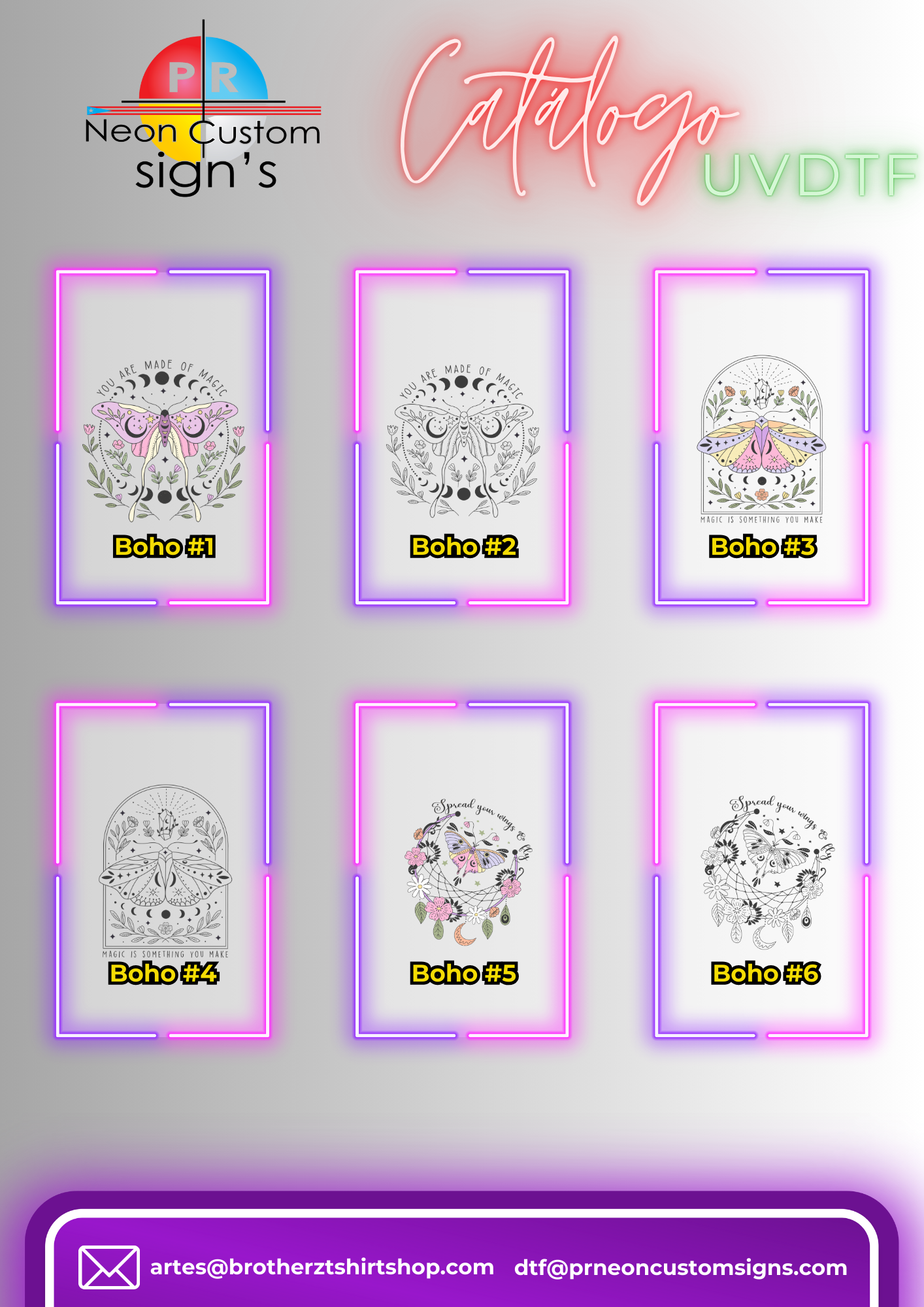 Boho Stickers 1.5"