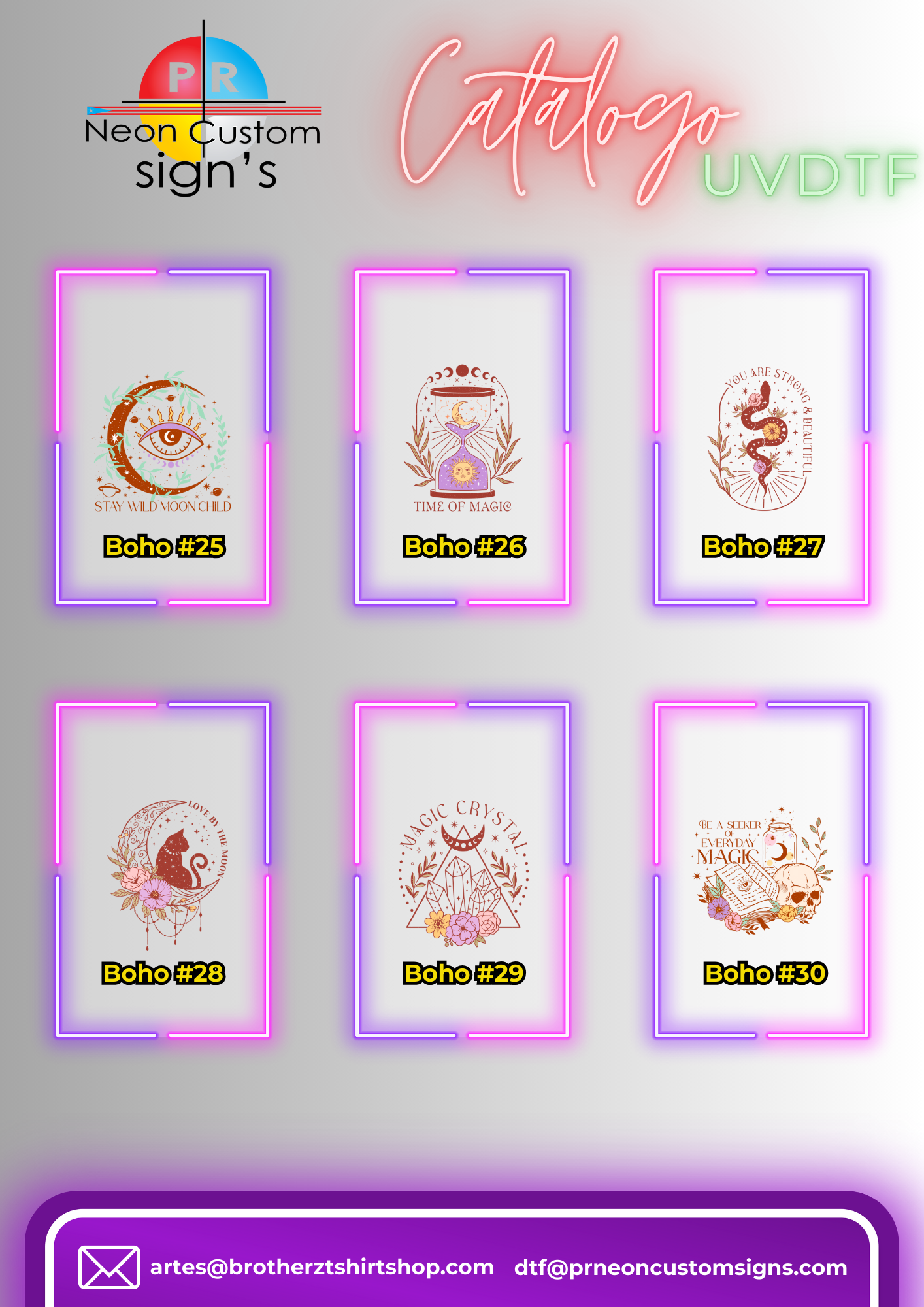 Boho Stickers 1.5"