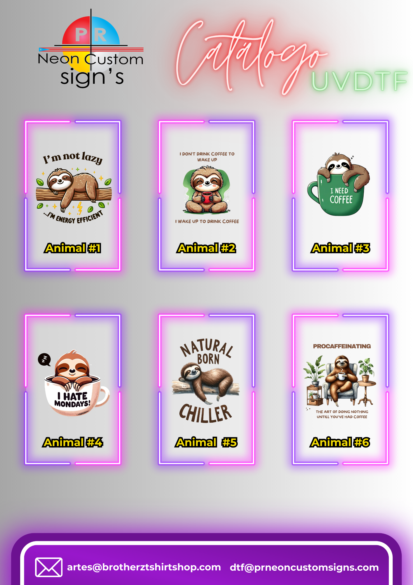 Animal Stickers 1.5"