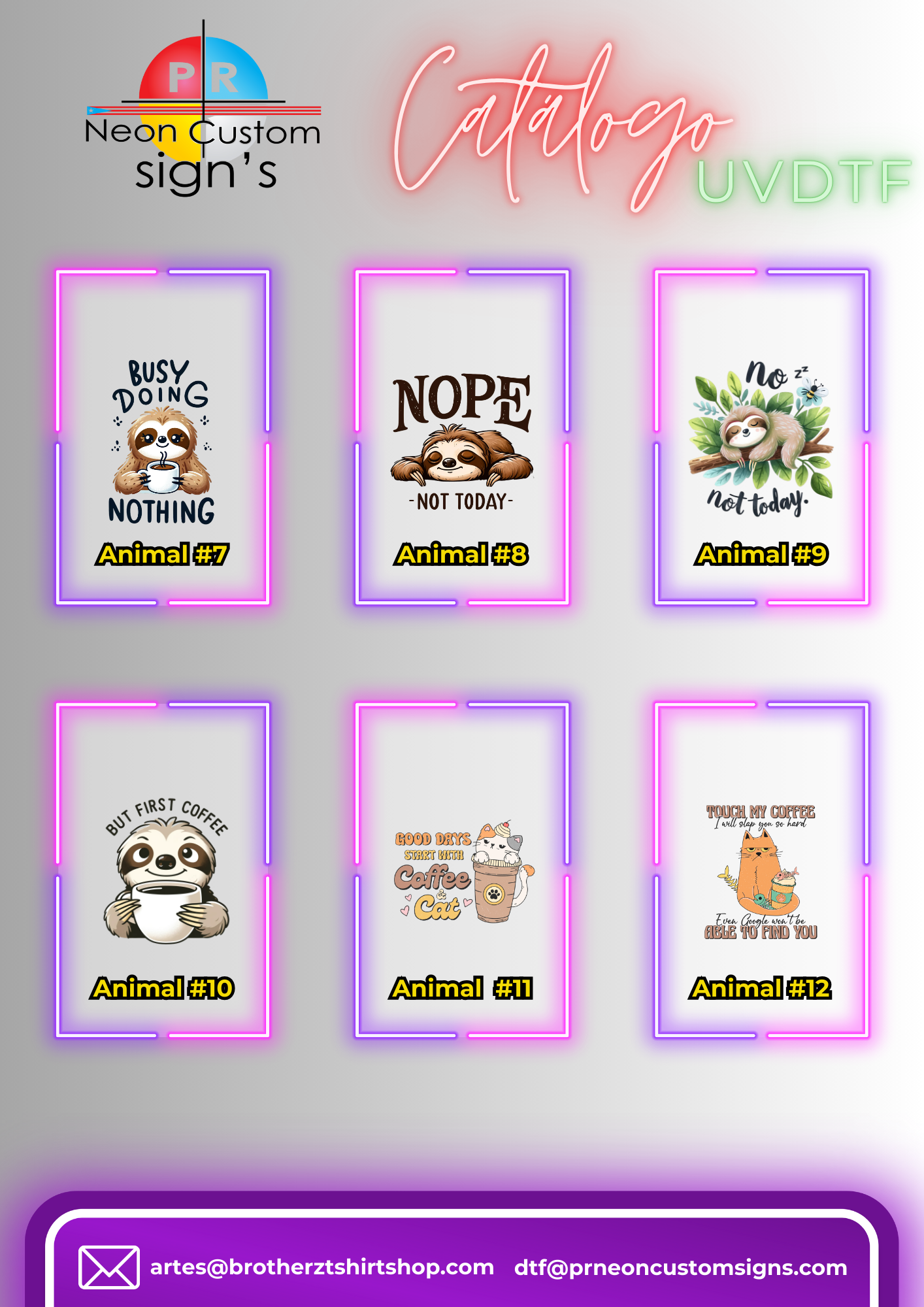 Animal Stickers 1.5"