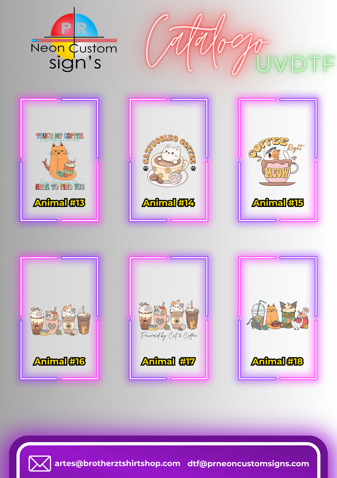 Animal Stickers 1.5"