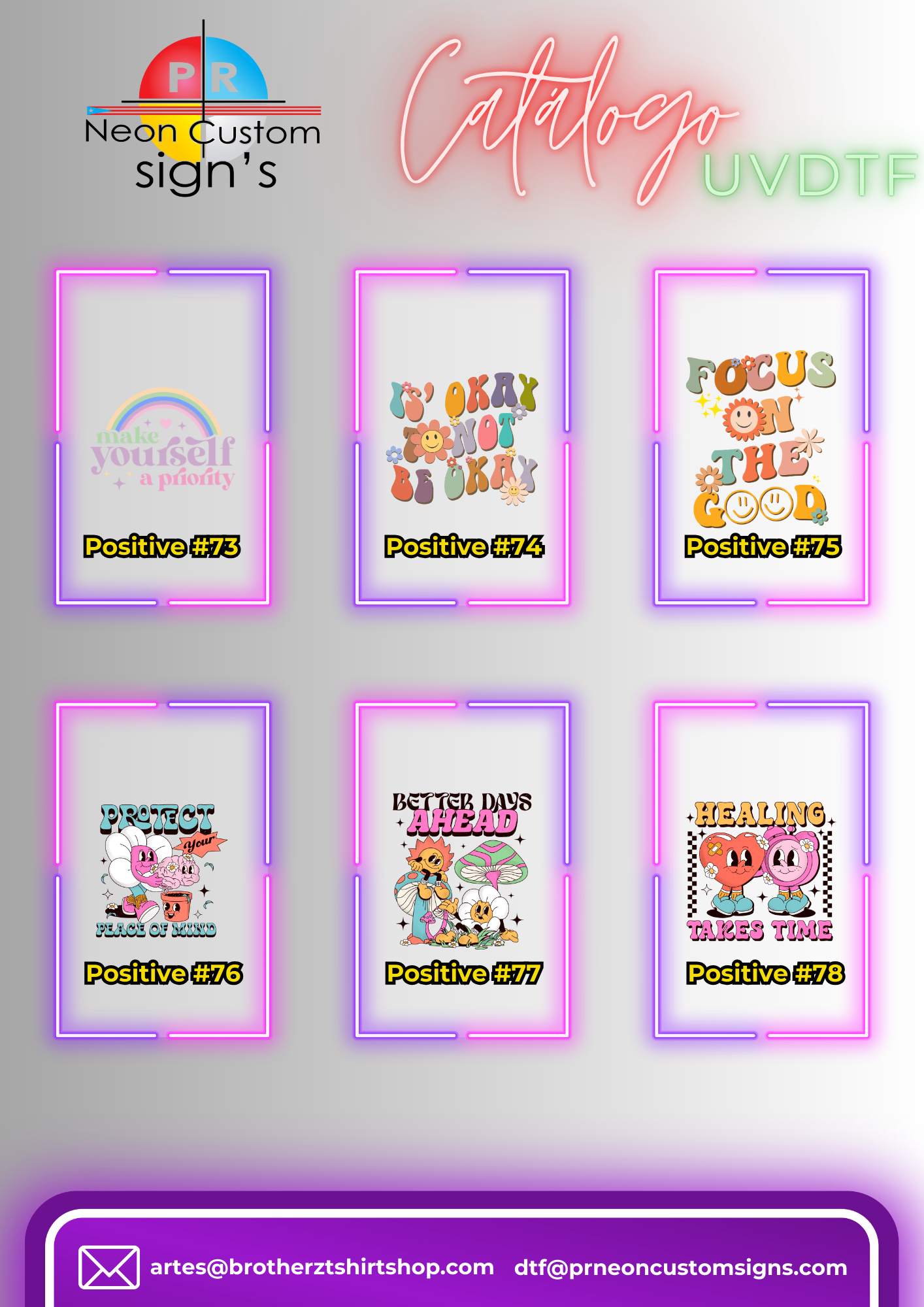 Positive Stickers 1.5"