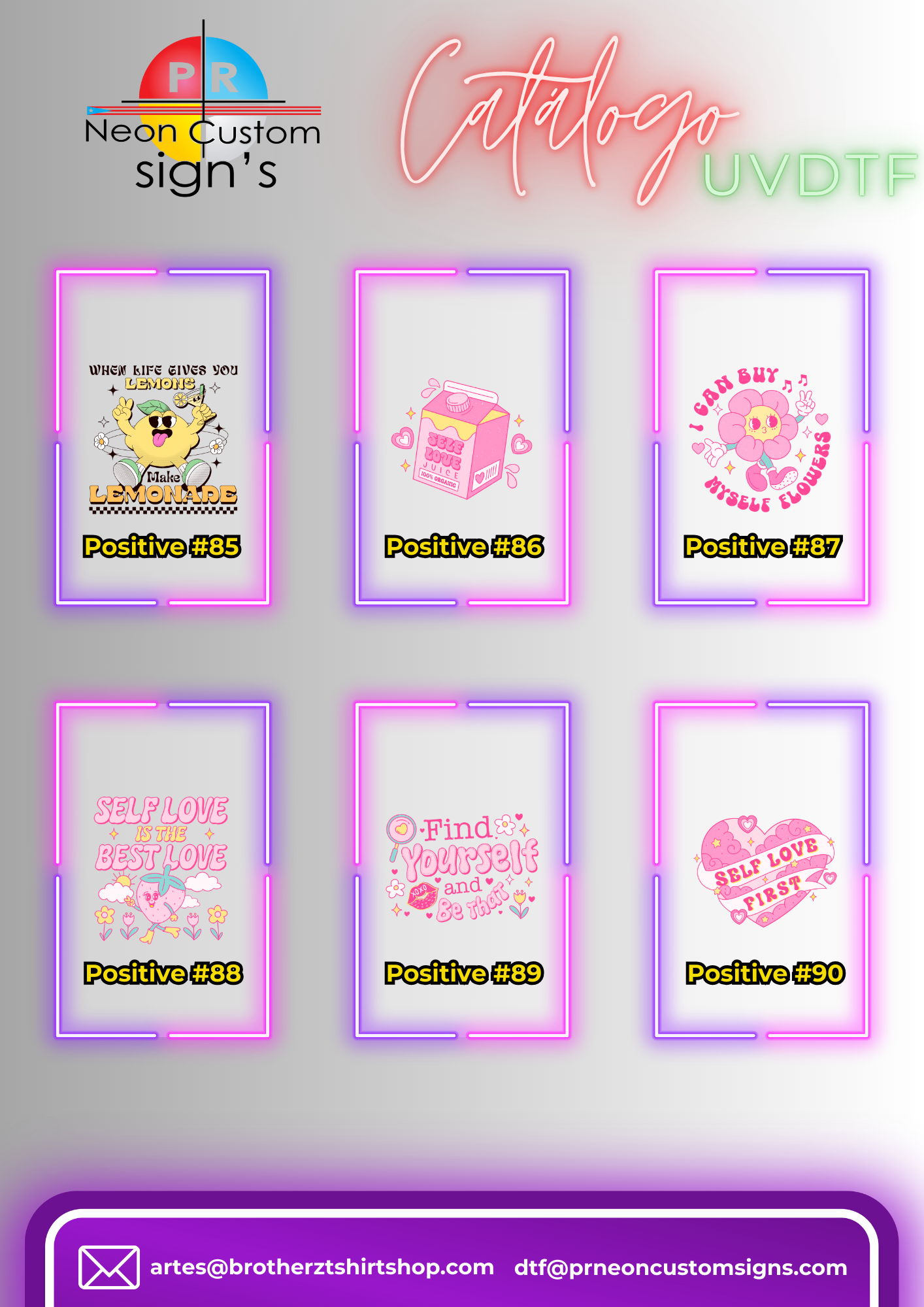 Positive Stickers 1.5"