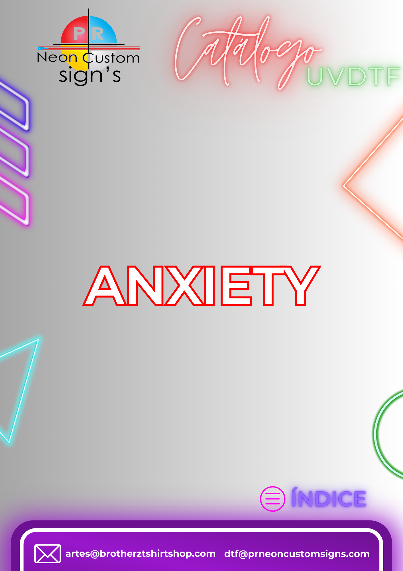 Anxiety Stickers 1.5"