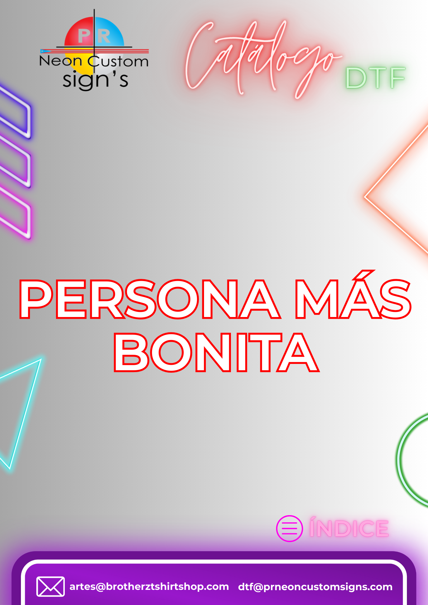 DTF Persona Más Bonita