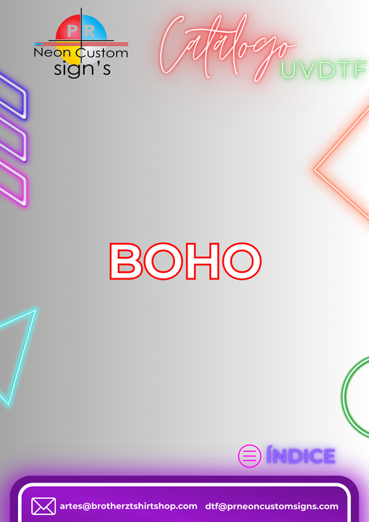 Boho Stickers 1.5"