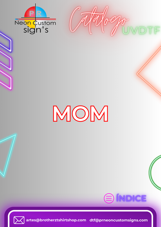 Mom Stickers 1.5"