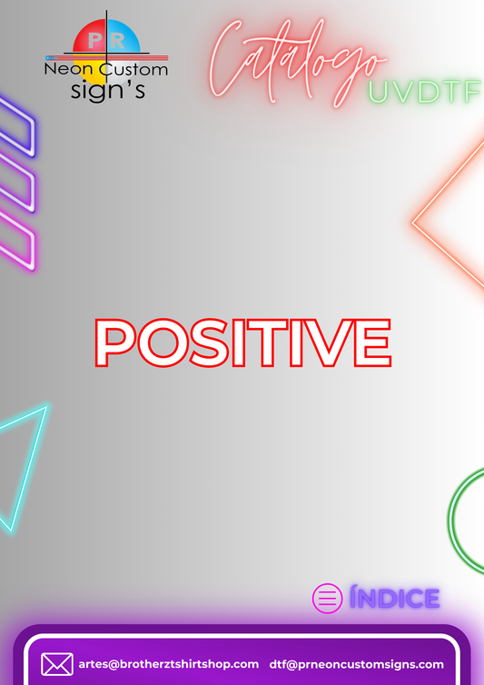 Positive Stickers 1.5"