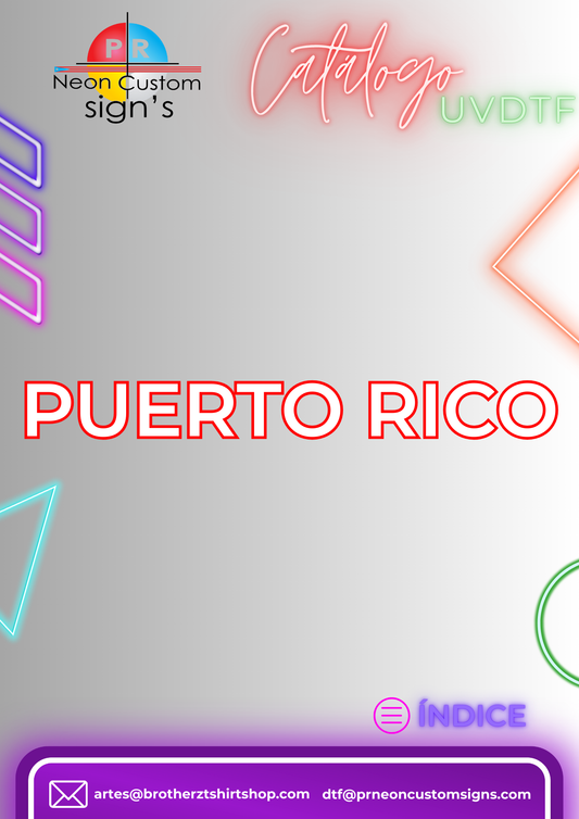 Puerto Rico Stickers 1.5"