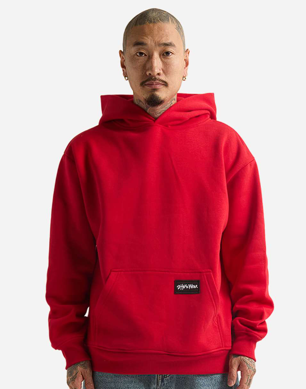 Shaka Wear Men's Essential Super Heavyweight Hooded Sweatshirt