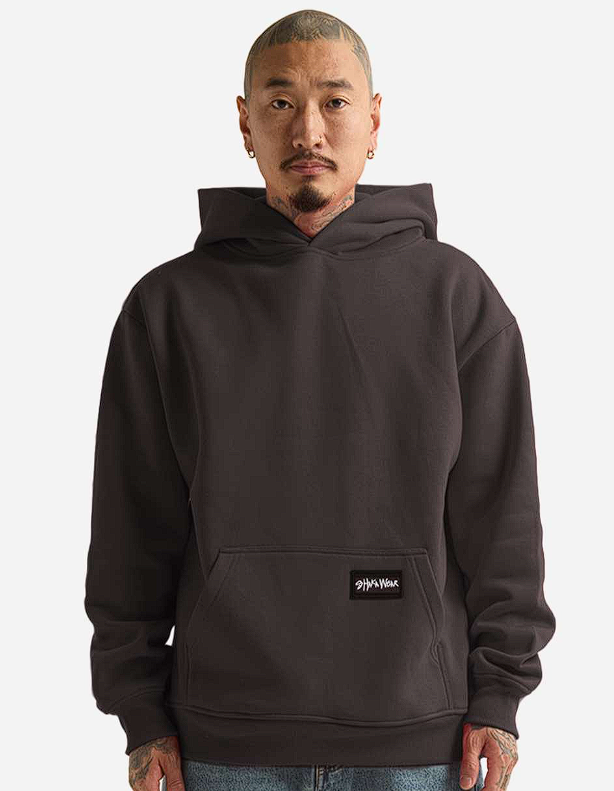 Shaka Wear Men's Essential Super Heavyweight Hooded Sweatshirt